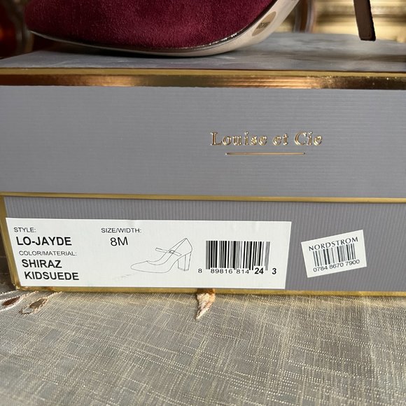 Suede Pumps in Shiraz Color from Louise et Cie - Picture 5 of 6